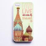 Iphone Case. Moscow Russia. Love Live Eat Travel...