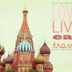 Love Live Eat Travel. Fine Art Photography. Moscow..