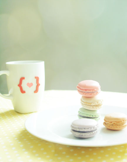 I Love French Macarons. Fine Art Food Photography. Spring Home Decor. Size 5x7"