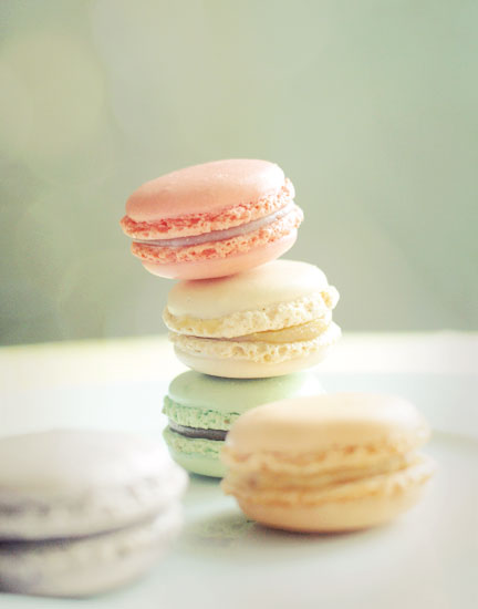 Sweet French Macarons. Home Decor. Fine Art Photography. Size 5x7"