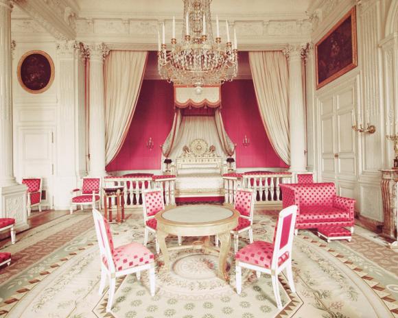 Princess Pink Chambers - Versailles - Paris - Pink White - Fine Art Travel Photography 8x10"