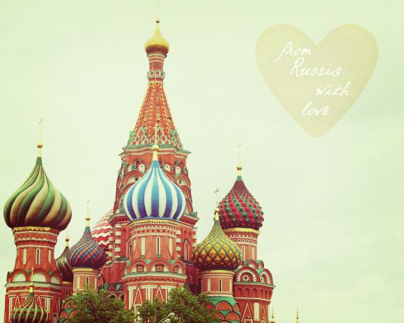 From Russia With Love - St. Basil's Cathedral - Moscow - Fine Art Photography 8x10"